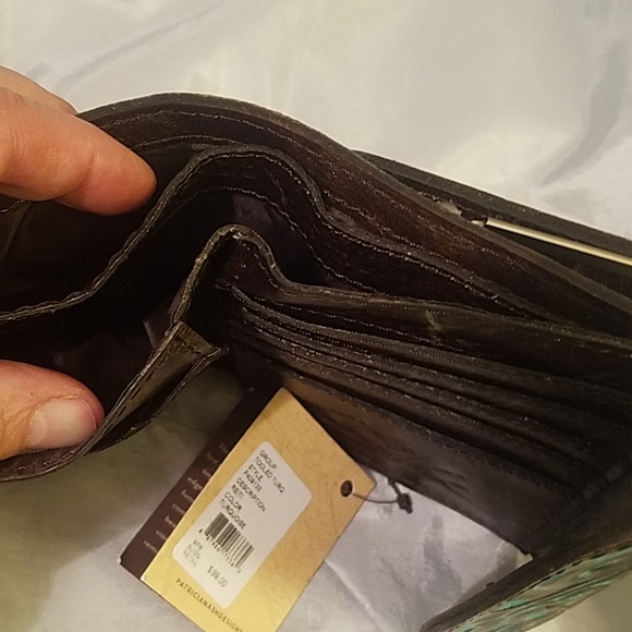 Patricia Nash wallet tooled turquoise NWT - Picture 4 of 6